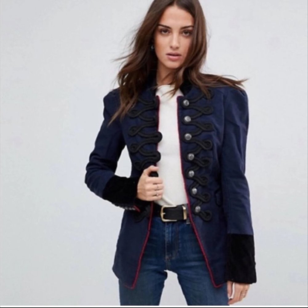 NWT, Free People Military Jacket